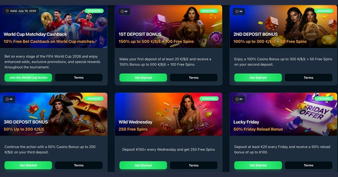 BetPortal Casino Bonus 
